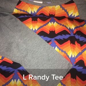 Lularoe Randy baseball Tee - NWT - Large